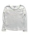 A White Long Sleeve Tops from Petit Bateau in size 6T for girl. (Front View)