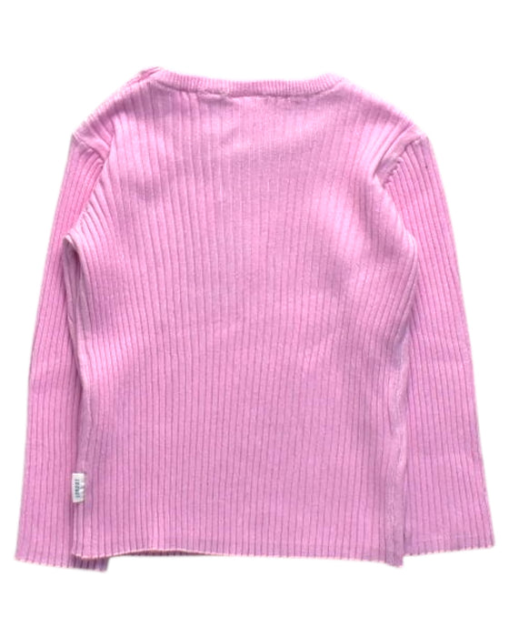 A Pink Knit Sweaters from Sprout in size 2T for girl. (Back View)