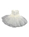 A White Sleeveless Dresses from Bebe by Minihaha in size 3-6M for girl. (Front View)