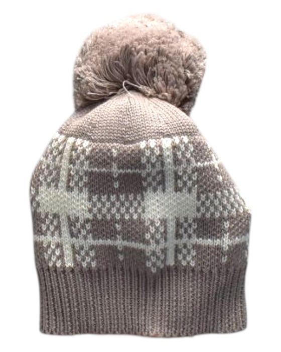 A Taupe Winter Hats from Jamie Kay in size O/S for girl. (Back View)