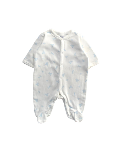 A White Onesies from Ralph Lauren in size Newborn for girl. (Front View)