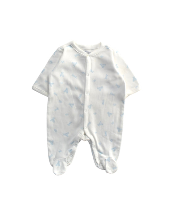 A White Onesies from Ralph Lauren in size Newborn for girl. (Front View)
