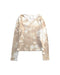 A Beige Long Sleeve Tops from Abercrombie  in size 11Y for girl. (Front View)