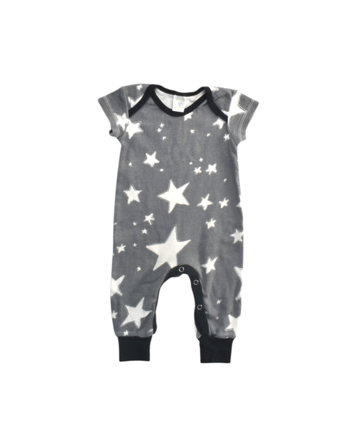 A Grey Short Sleeve Rompers from Tesa Babe in size 0-3M for boy. (Front View)