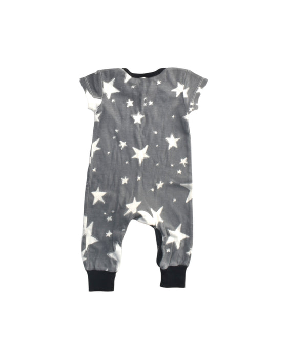 A Grey Short Sleeve Rompers from Tesa Babe in size 0-3M for boy. (Back View)