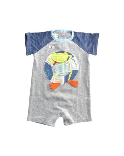 A Multicolour Short Sleeve Rompers from Mudpie in size 6-12M for boy. (Front View)