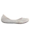 A White Flats from Mini Melissa Campana in size 7Y for girl. (Front View)