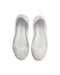 A White Flats from Mini Melissa Campana in size 7Y for girl. (Back View)