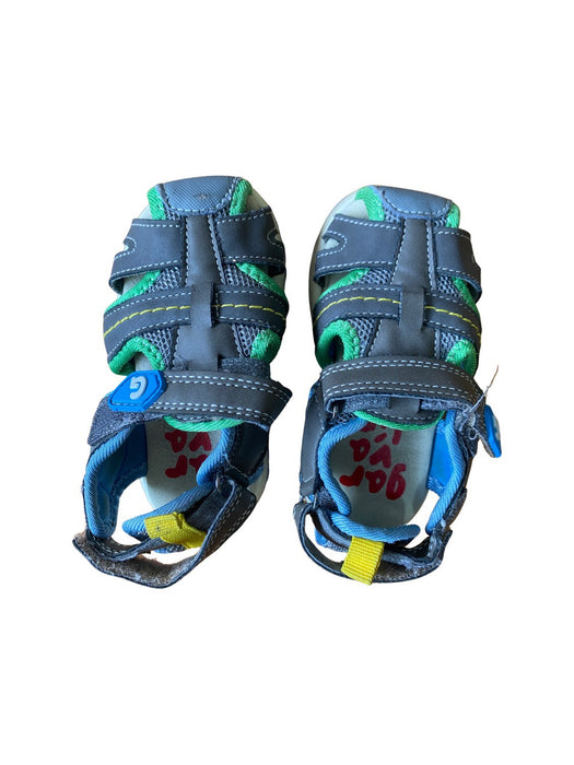A Blue Sandals from Garvalin in size 18-24M for boy. (Back View)