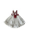 A White Sleeveless Dresses from American Princess in size 4T for girl. (Front View)