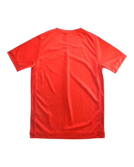 A Red Active Tops from Nike in size 10Y for boy. (Back View)
