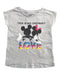 A Grey Short Sleeve T Shirts from Retykle in size 12-18M for girl. (Front View)