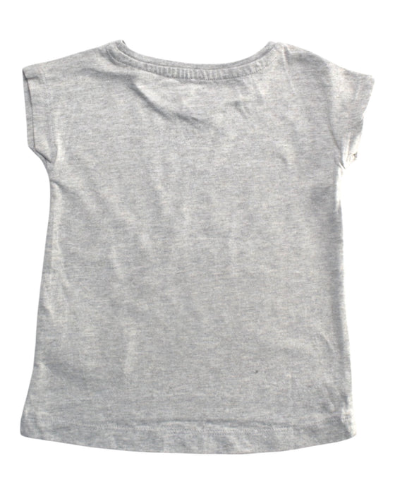 A Grey Short Sleeve T Shirts from Retykle in size 12-18M for girl. (Back View)