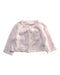 A Pink Cardigans from Chateau de Sable in size 3-6M for girl. (Front View)