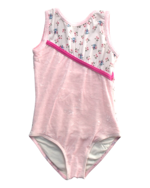 A Pink Leotards from Sonata Dancewear in size 4T for girl. (Front View)
