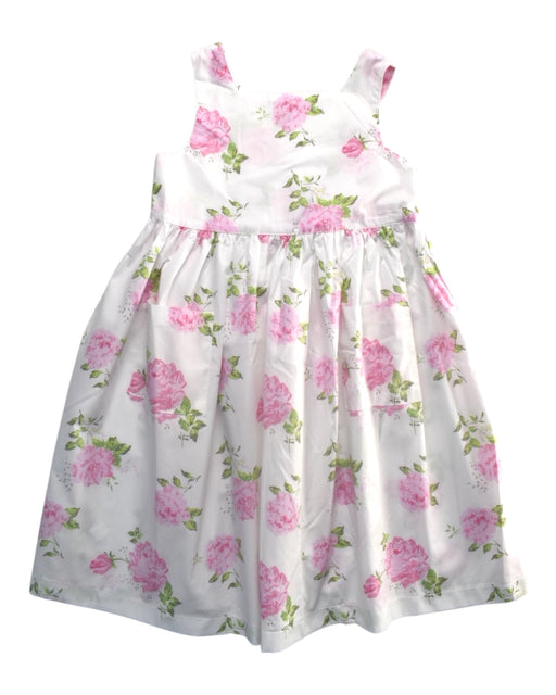 A White Sleeveless Dresses from Confiture in size 6T for girl. (Front View)