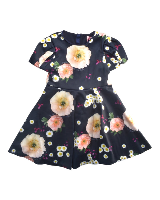 A Multicolour Short Sleeve Dresses from Baker by Ted Baker in size 5T for girl. (Front View)