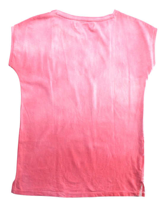 A Pink Short Sleeve Tops from Desigual in size 11Y for girl. (Back View)