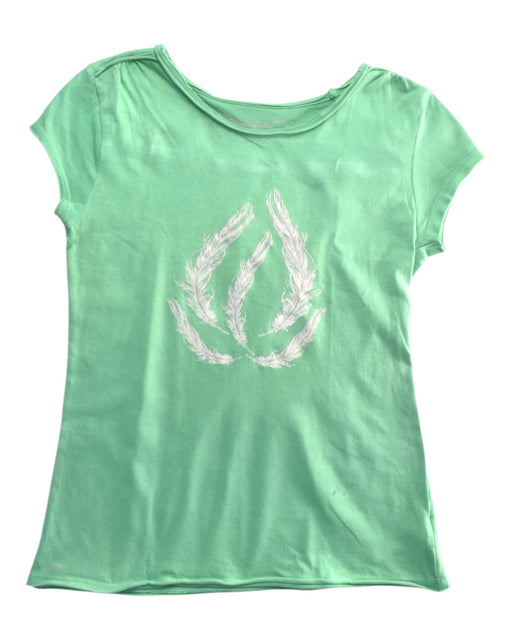 A Green Short Sleeve T Shirts from Chateau de Sable in size 10Y for girl. (Front View)