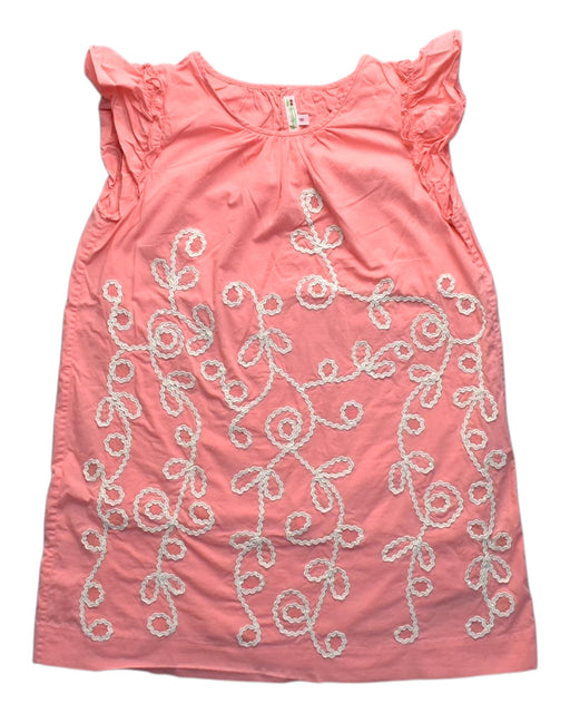 A Pink Sleeveless Dresses from Bonpoint in size 8Y for girl. (Front View)