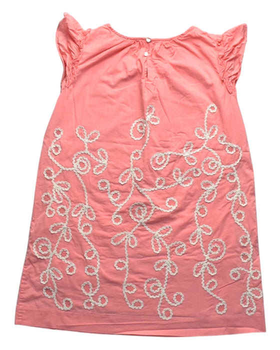 A Pink Sleeveless Dresses from Bonpoint in size 8Y for girl. (Back View)