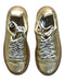A Gold Sneakers from Stella McCartney in size 9Y for girl. (Back View)