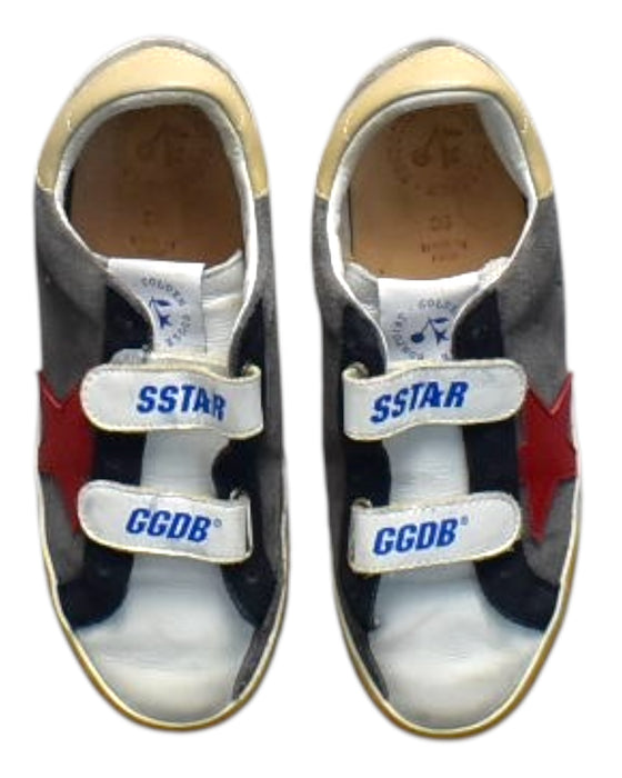 A Multicolour Sneakers from Golden Goose in size 11Y for boy. (Back View)