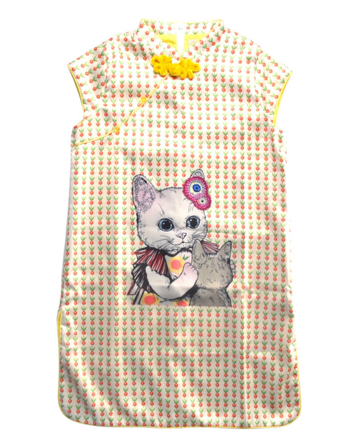 A Multicolour Sleeveless Dresses from Gucci in size 8Y for girl. (Front View)