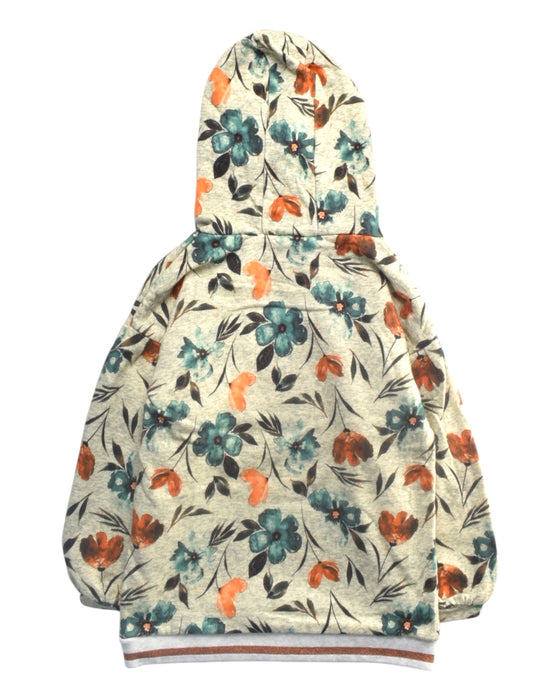 A Multicolour Hoodie from Deux par Deux in size 6T for girl. (Back View)