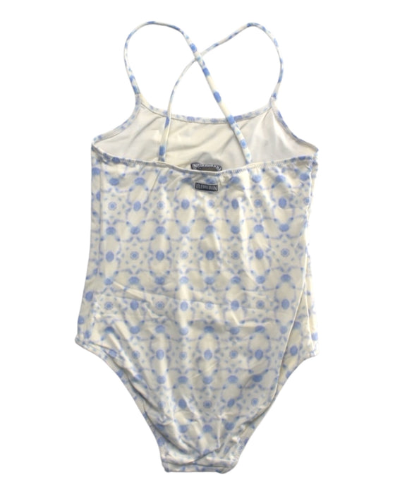 A White Swimsuits from Vilebrequin in size 6T for girl. (Back View)