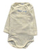 A Beige Long Sleeve Bodysuits from Petit Bateau in size 3-6M for girl. (Front View)