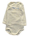 A Beige Long Sleeve Bodysuits from Petit Bateau in size 3-6M for girl. (Front View)