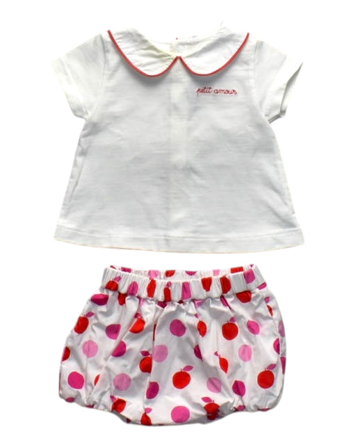 A Multicolour Shorts Sets from Jacadi in size 0-3M for girl. (Front View)