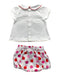 A Multicolour Shorts Sets from Jacadi in size 0-3M for girl. (Back View)
