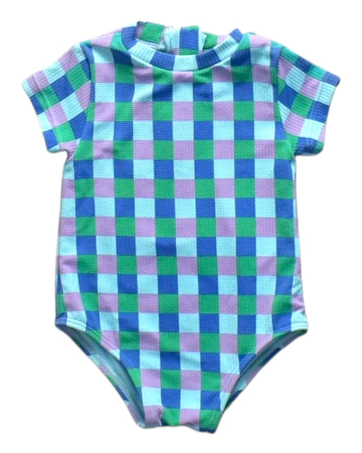 A Multicolour Short Sleeve Bodysuits from Seed in size 3-6M for girl. (Front View)