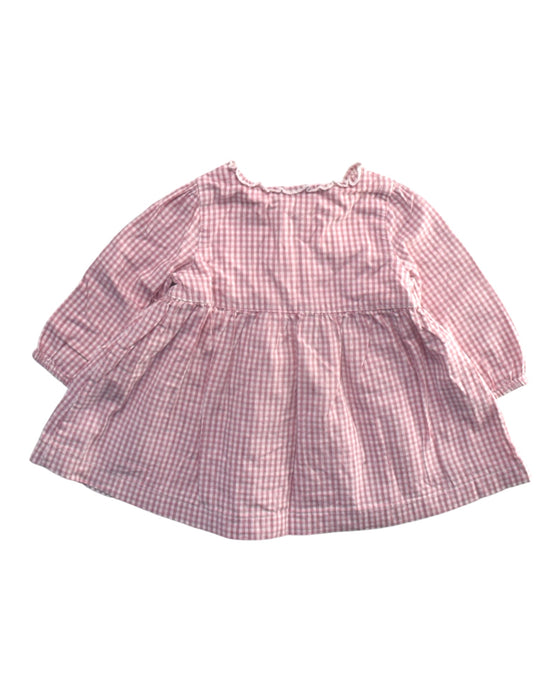 A Pink Long Sleeve Shirts from The Little White Company in size 0-3M for girl. (Back View)