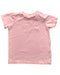 A Pink Short Sleeve T Shirts from Seed in size 3-6M for girl. (Front View)