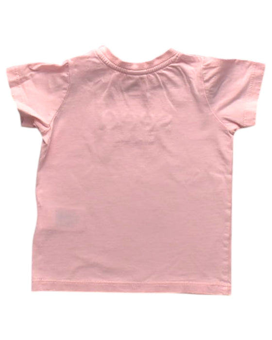 A Pink Short Sleeve T Shirts from Seed in size 3-6M for girl. (Back View)