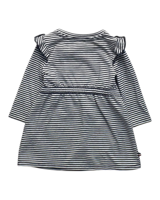A Blue Long Sleeve Dresses from Tommy Hilfiger in size 6-12M for girl. (Back View)