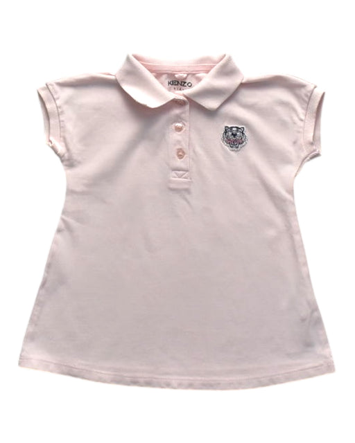 A Pink Short Sleeve Polos from Kenzo in size 6-12M for girl. (Front View)