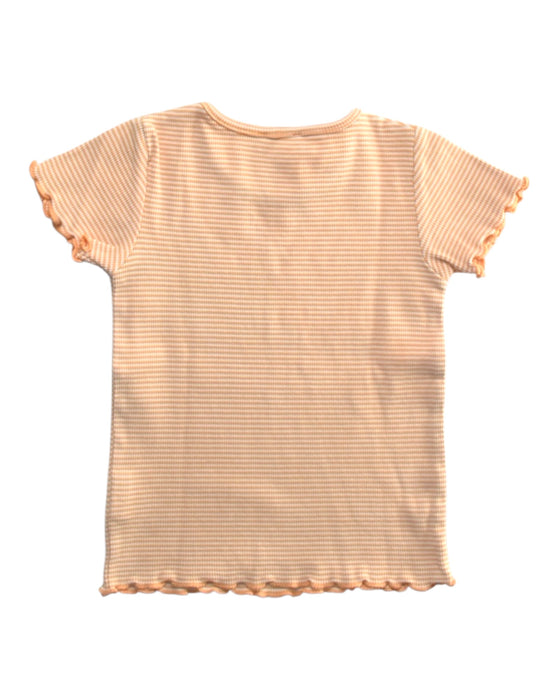 A Peach Short Sleeve T Shirts from Jamie Kay in size 6-12M for girl. (Back View)