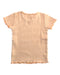 A Peach Short Sleeve T Shirts from Jamie Kay in size 6-12M for girl. (Back View)