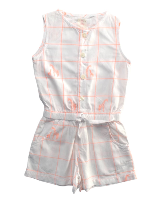 A White Sleeveless Rompers from Elly in size 2T for girl. (Front View)