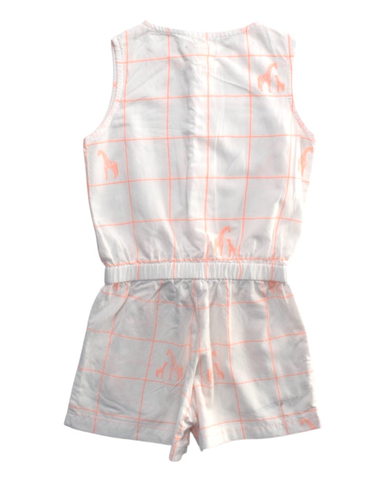 A White Sleeveless Rompers from Elly in size 2T for girl. (Back View)