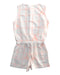 A White Sleeveless Rompers from Elly in size 2T for girl. (Back View)