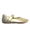 A Gold Flats from Tip Toey Joey in size 12-18M for girl. (Front View)