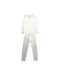 A White Pyjama Sets from Petit Bateau in size 8Y for girl. (Front View)
