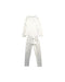 A White Pyjama Sets from Petit Bateau in size 8Y for girl. (Back View)