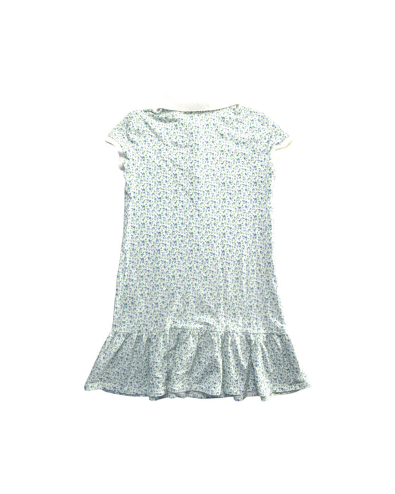 A White Short Sleeve Dresses from Polo Ralph Lauren in size 12Y for girl. (Back View)