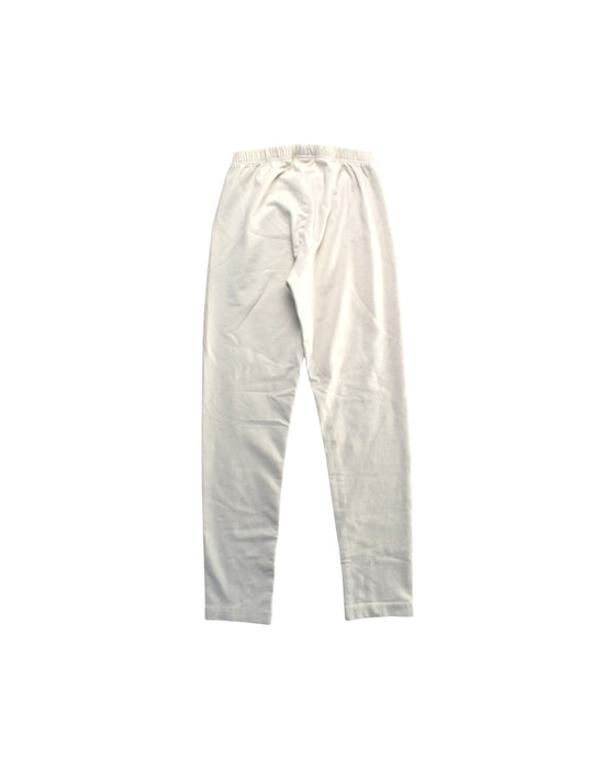 A White Leggings from Hanna Andersson in size 10Y for girl. (Back View)